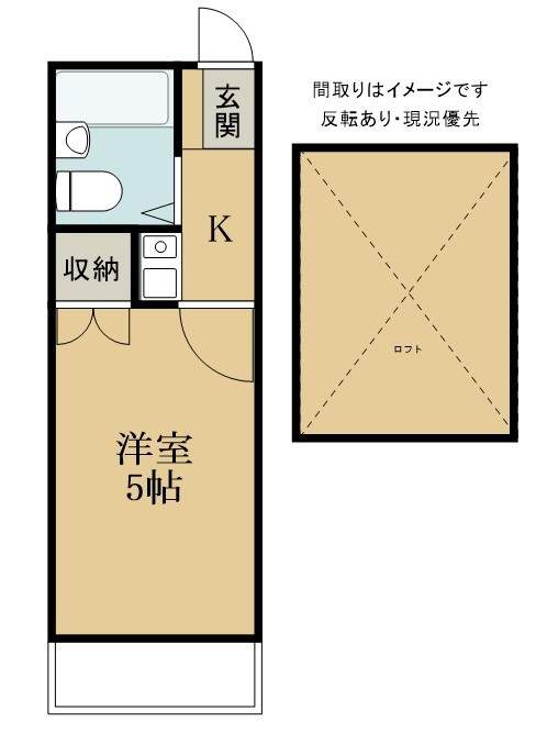 レイーナ北習志野 102号室 間取り