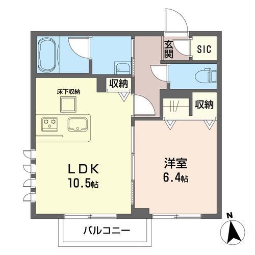 シャーメゾン　レーヴェ 101号室 間取り