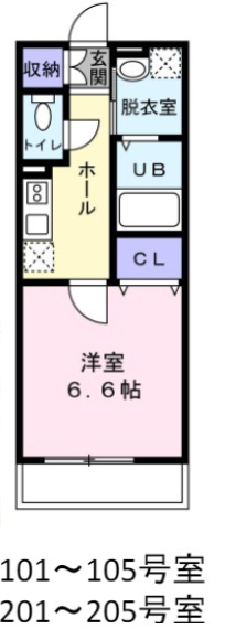 ＧＧＡ 202号室 間取り