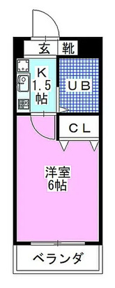 シティクレスト津田沼 308号室 間取り