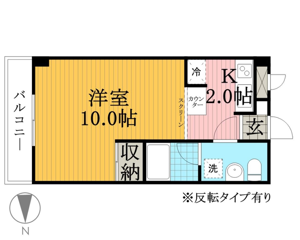 ダイワティアラ村上駅前マンションⅡ 203号室 間取り
