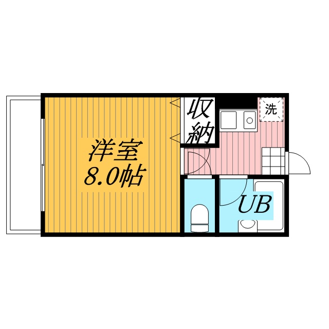 すまいるＹＯＵ 302号室 間取り