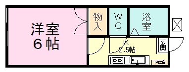 レジデンス高木 101号室 間取り