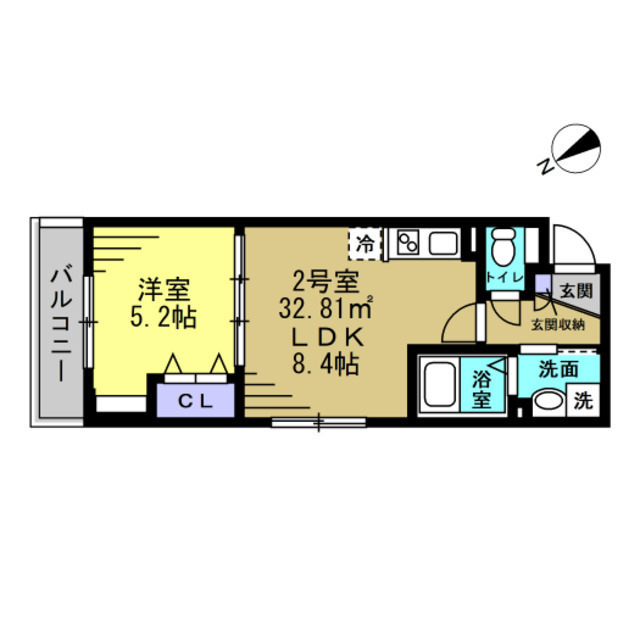 ＴＳＲ京成津田沼 102号室 間取り