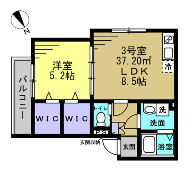ＴＳＲ京成津田沼 103号室 間取り