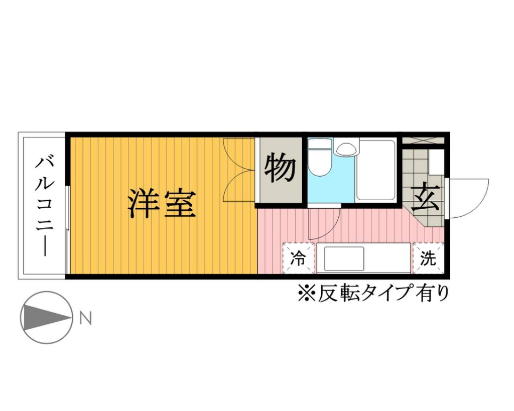 エリール習志野 306号室 間取り