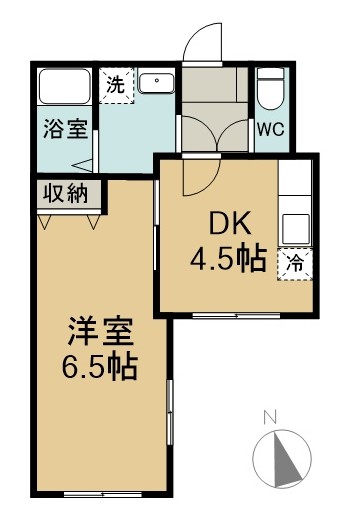 ＢｅｌｌｅＡｕｂｅ大久保 103号室 間取り