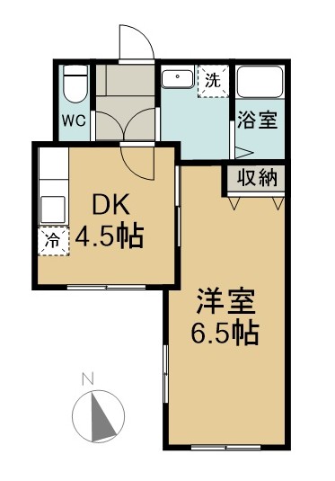 ＢｅｌｌｅＡｕｂｅ大久保 303号室 間取り
