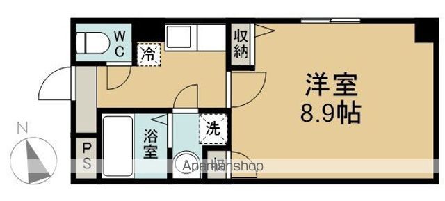 ＢｅｌｌｅＡｕｂｅ大久保 302号室 間取り