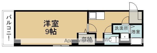 ＢｅｌｌｅＡｕｂｅ大久保 305号室 間取り
