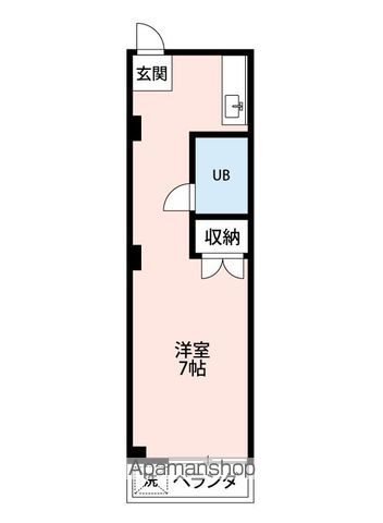 ＮｅｓｔＯｋｕｂｏ 105号室 間取り