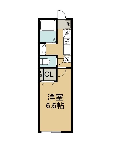 パステールグラン佐倉 106号室 間取り