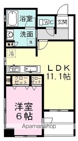 ラ・フォレ２７ 404号室 間取り