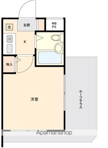 津田沼ダイカンプラザシティ 416号室 間取り