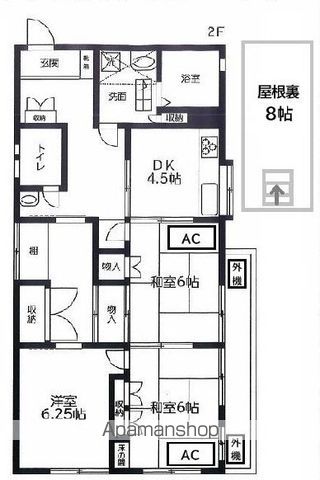 メファ北習志野 2F号室 間取り