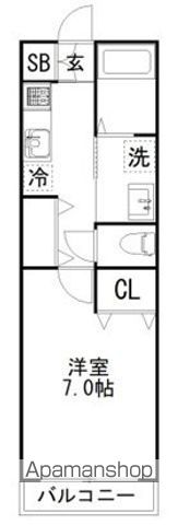 Ｍｉ　ｃａｓａ　Ｂｅｌｌａ 305号室 間取り