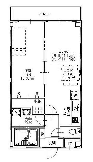 ソリス緑が丘 311号室 間取り