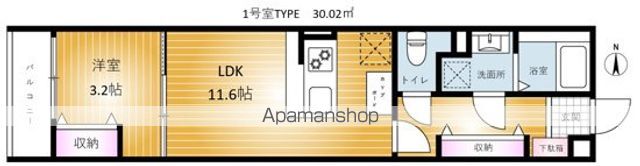 ＲＥＶＥＮＥ習志野 101号室 間取り