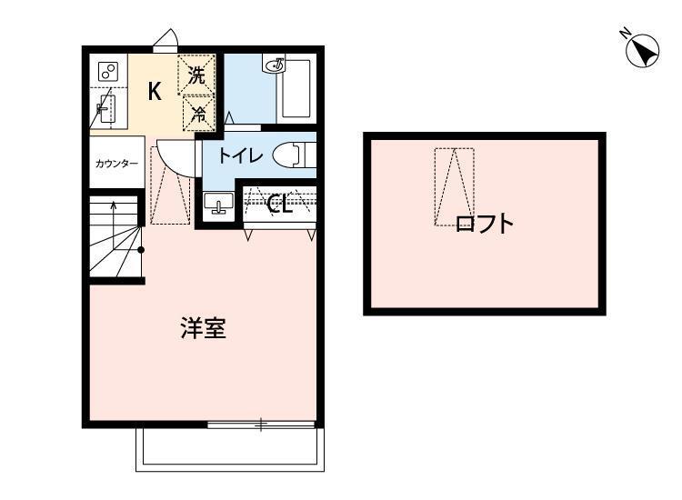 グリーム前原 2002号室 間取り