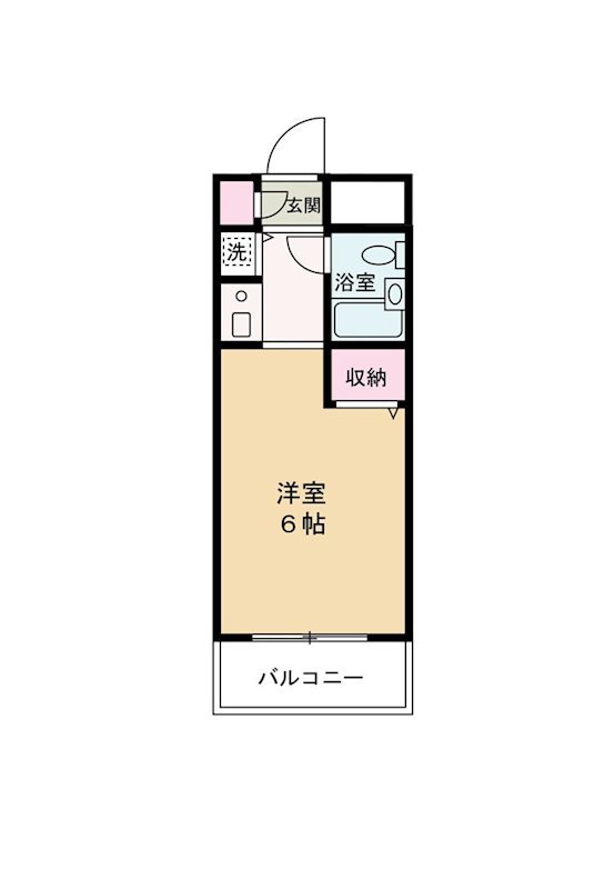 アピス東船橋 105号室 間取り
