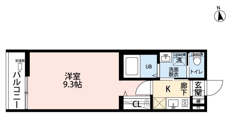 エフマーレ 302号室 間取り