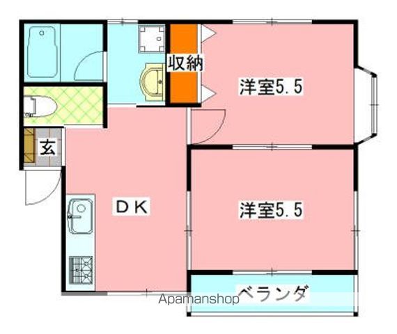 エンブレイス・パレス 102号室 間取り