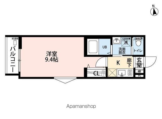 エフマーレⅢ 201号室 間取り