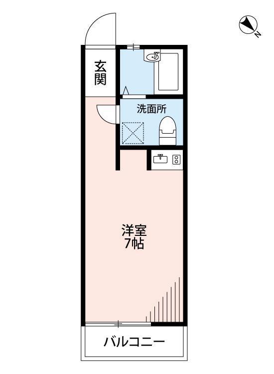 Ｓｅｂｏｓｅｂｏ津田沼 201号室 間取り
