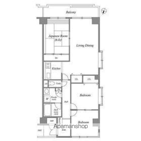 ＣＡＳＳＩＡ習志野 208号室 間取り
