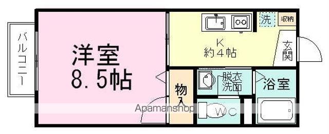 アガパンサス 205号室 間取り