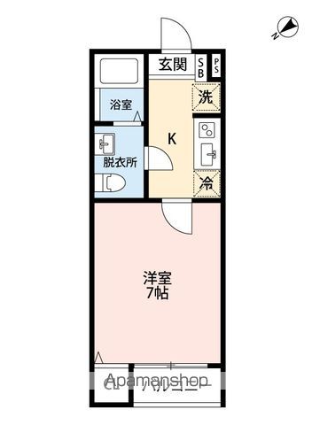 レガーロ藤崎 103号室 間取り