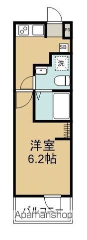 ルレーブ北習志野 305号室 間取り