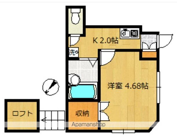 レスぺデザ薬園台 102号室 間取り