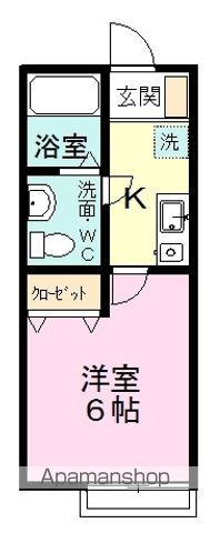 チャオ北習志野 104号室 間取り