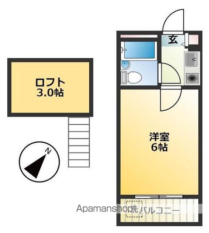 ジュネパレス習志野第８ 203号室 間取り