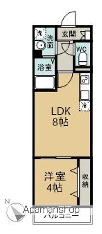 Ｅｒｉｕ（エリウ） 102号室 間取り