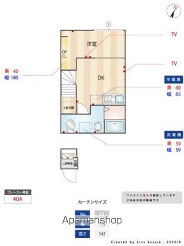 ＴＳＵＭＵＧＩ　Ｓ　八千代 202号室 間取り