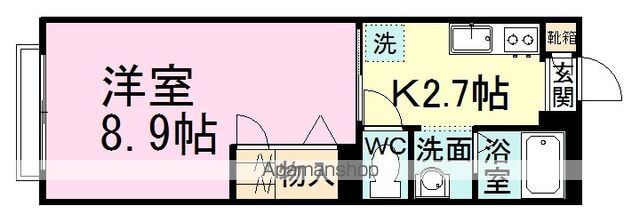 パインウッドハイツ 205号室 間取り