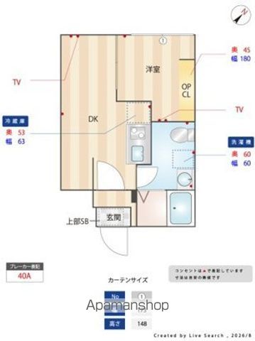 ＴＳＵＭＵＧＩ　Ｓ　八千代 101号室 間取り