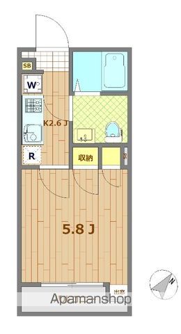 バードソング津田沼 204号室 間取り