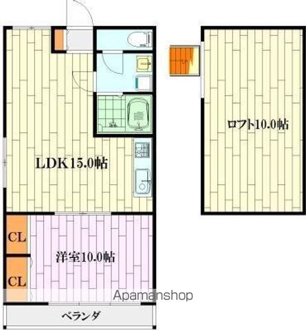 ラレーブ北習志野 306号室 間取り