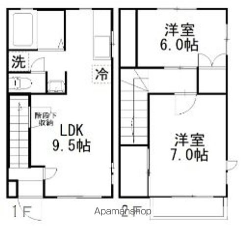 パティオ２番館 105号室 間取り