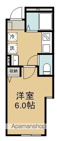 アリスワン南三咲（Ｅ－２２２） 205号室 間取り