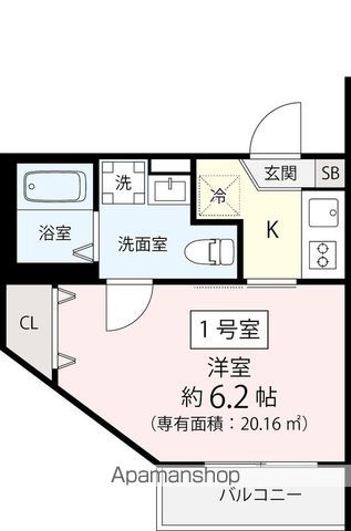 ＳＲ北習志野 201号室 間取り