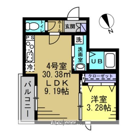 ＴＵＰ津田沼 104号室 間取り
