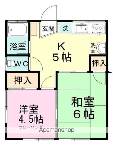 カーサつるや 203号室 間取り