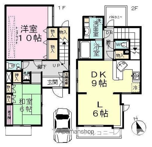 松が丘１丁目戸建 間取り