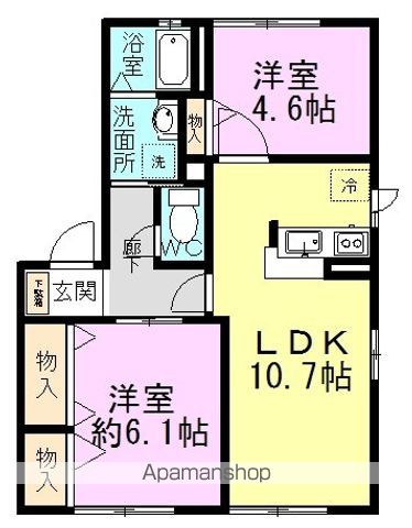 一刻館壱号棟 間取り