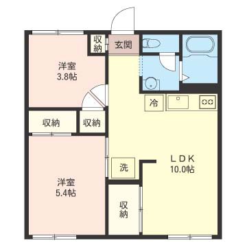 ふじみ野ハイツ 間取り