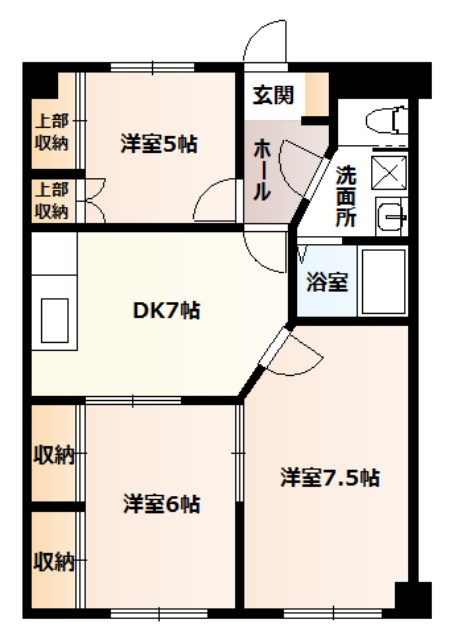 クイーンハイツ南台 間取り